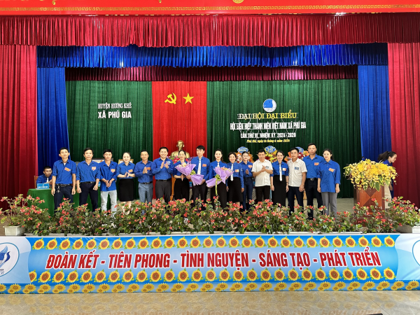 Đại hội Hội liên hiệp thanh niên xã Phú Gia lần thứ VI, Nhiệm kỳ 2024-2029