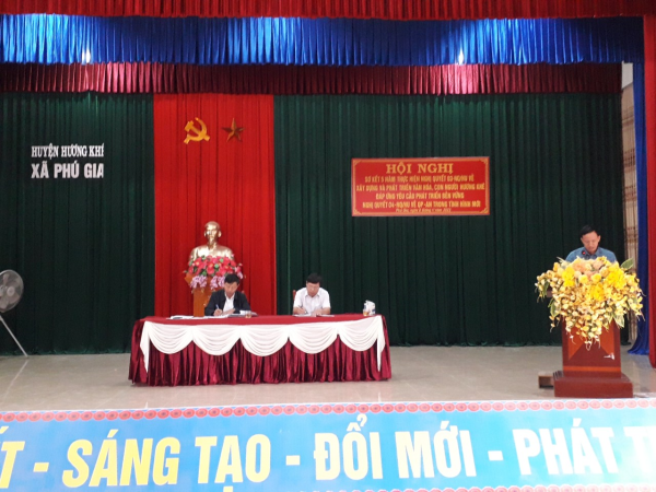 Đảng ủy xã Phú Gia tổ chức hội nghị sơ kết 5 năm thực hiện Nghị quyết 03-NQ/HU và Nghị quyết 04-NQ/H