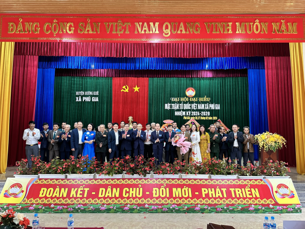 Đại hội đại biểu Mặt trận tổ quốc xã Phú Gia, nhiệm kỳ 2024-2029 đã thành công tốt đẹp.